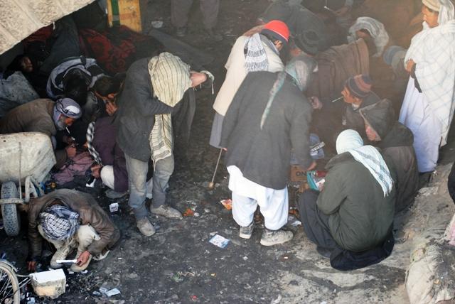 Kabul: About 400 drug addicts taken to hospital