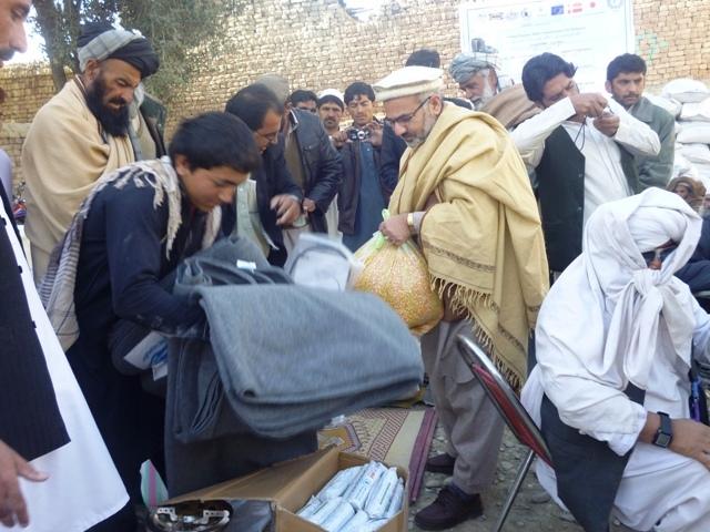 500 needy families receive winter aid in Khost