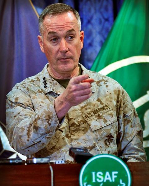ISAF to help build ANFS capacity: Dunford