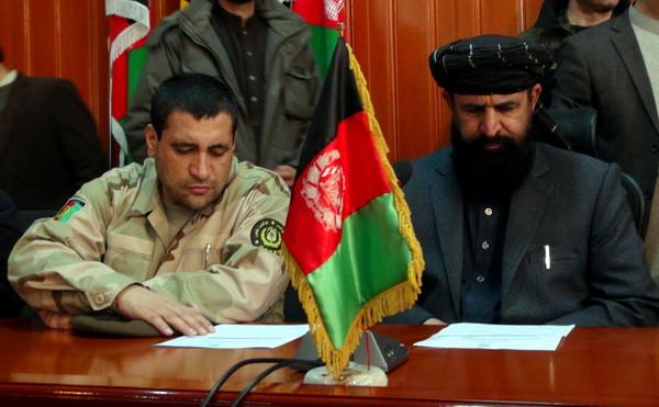 Deputy Interior Minister and Ghazni Governor in conference