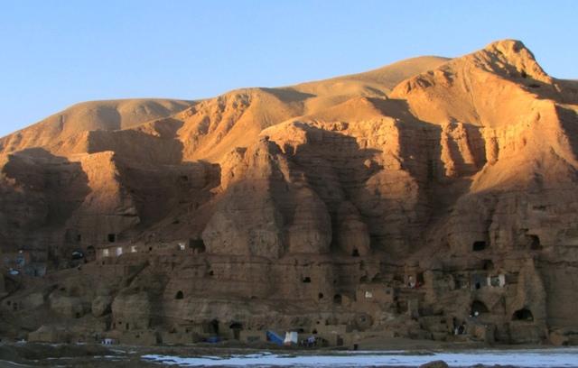 Residential caves in Bamyan