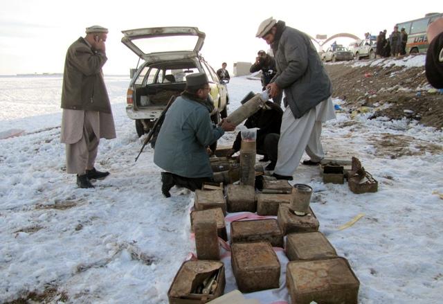 Ammunition recovered in Ghazni