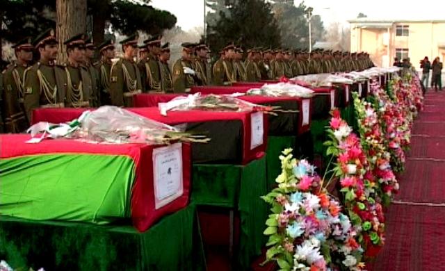 Helmand, Khost residents mourn ANA deaths