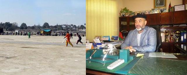 د جلال اباد ښاروالي د کرکټ لوبغالي جوړېدو مخه نيسي