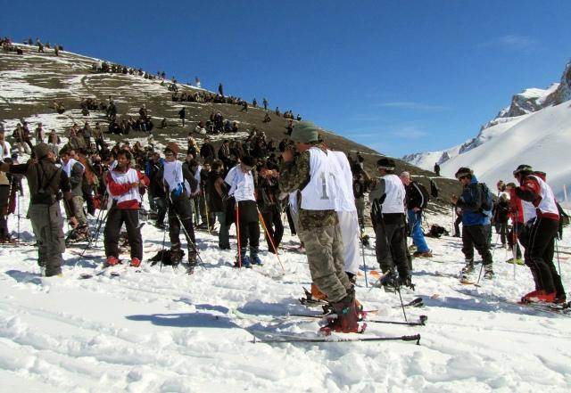 Skiing contest in Bamyan