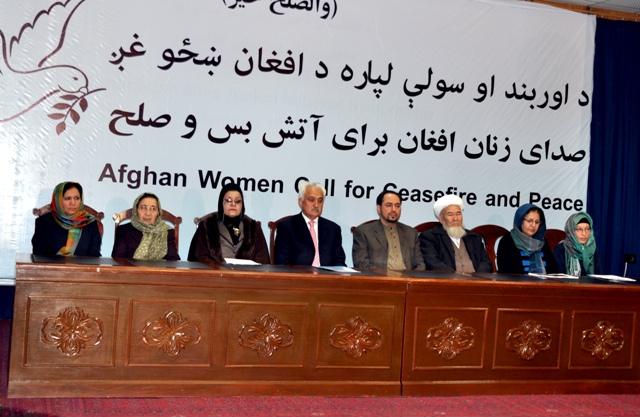 Conference on Afghan women call for ceasefire and peace