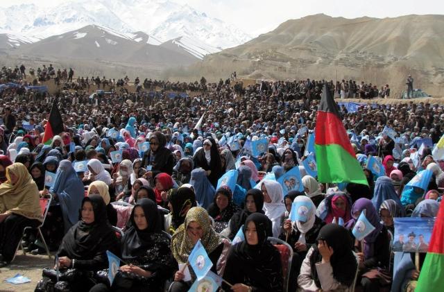 Ashraf Ghani Ahmadzai supporters
