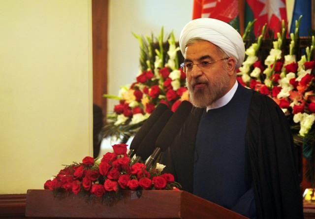 Iranian president urges unity, moderation