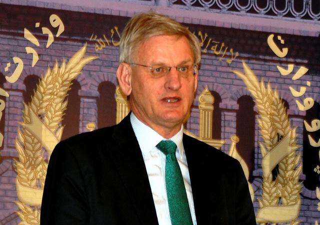 Carl Bildt, Sweden minister of Foreign Affairs