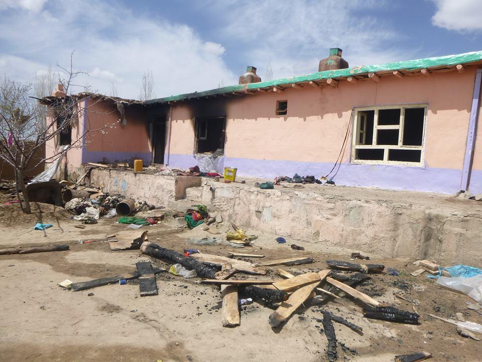 Girl burnt to death, her house reduced to ashes