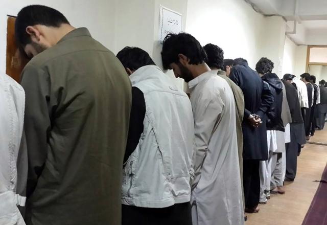 Kabul police detain 72 men on various charges