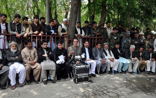 Protest against Kabul Mayor