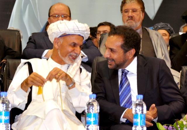 Dr. Ashraf Ghani Ahmadzai and Ahmad Zia Massoud