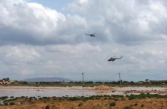 دوصد گيرمانده در سيلاب از طريق هوا نجات داده شدند