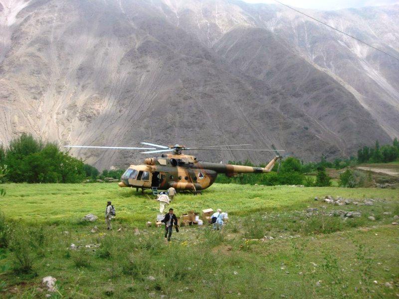 کمک به سيلاب زده گان، بغلان