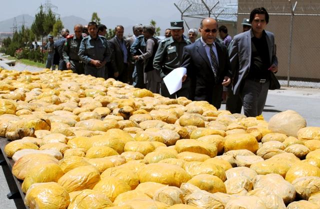 One ton narcotics seized in Kabul