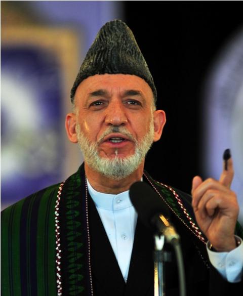 Karzai telephones mutilated voters
