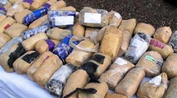 700kg of drugs seized from 7 vehicles in Logar raid