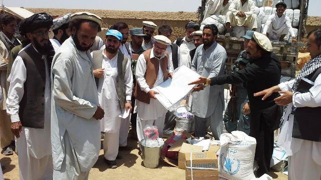 Returning Afghan families assisted in Khost