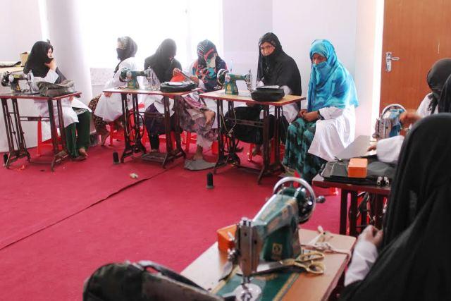 پروژۀ حرفوی بیک دوزی در”باغ زنانۀ” سرپل آغاز شد