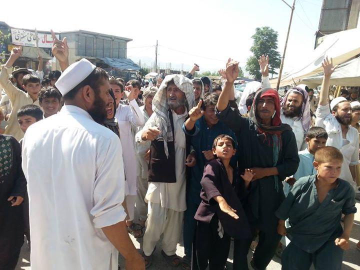 Protestors want encroachments removed
