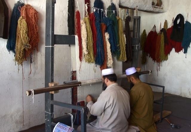 طالبانی که کلاشنکوف را با کارگاه قالین بافی عوض کردند