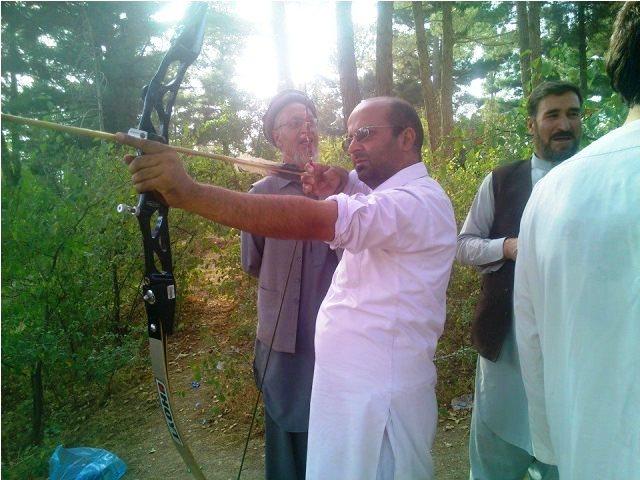 تیراندازان ولایات بامیان و میدان وردک مسابقه دوستانه برگزار کردند