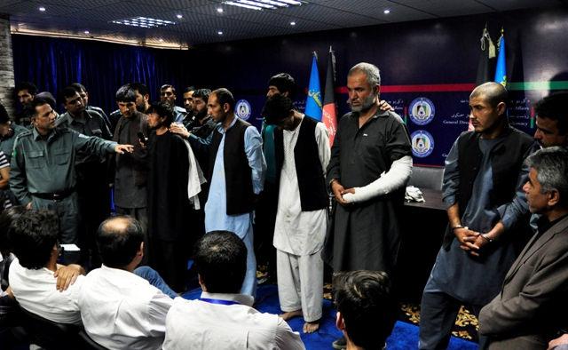 A gang of six individuals arrested in Kabul