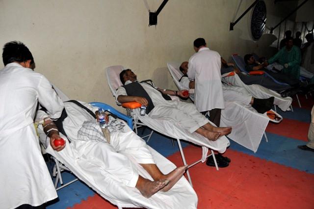 US Embassy staff donates blood to Afghans