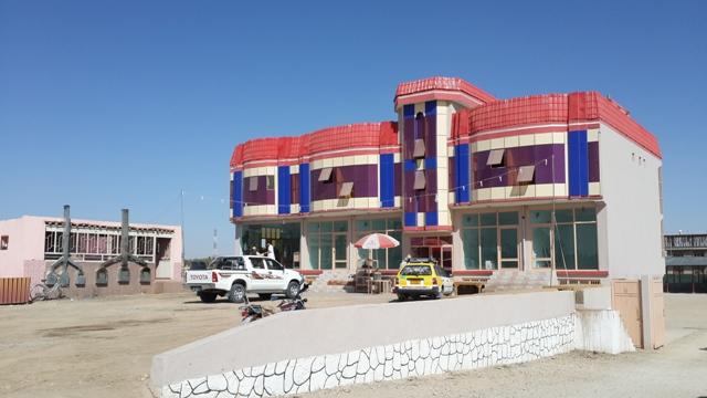 Terminal inaugurated in Shiberghan, fire brigade building in Zaranj