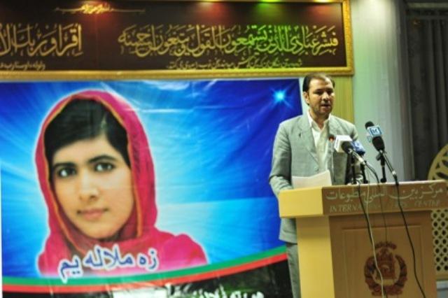 Kabul gathering pays tribute to Malala