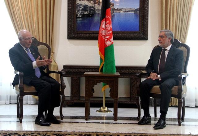 Aziz stresses efforts for result-oriented peace talks