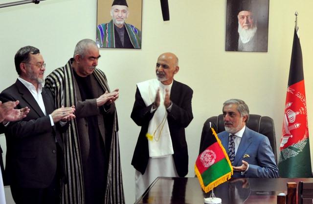 Ahmadzai along with his two vices and Abdullah