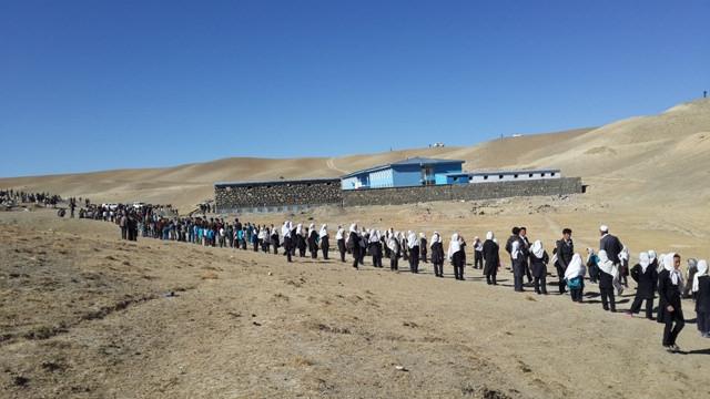 Newly constructed school in Bamyan