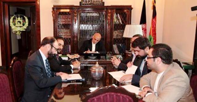 اشرف غنی با فراهی رییس ارگان های محل دیدار کرد، کابل