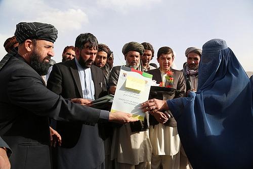 Akbarzada donates documents of land plot to teacher
