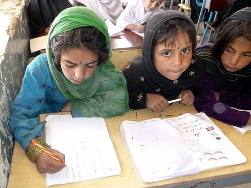 School girls in Ghazni