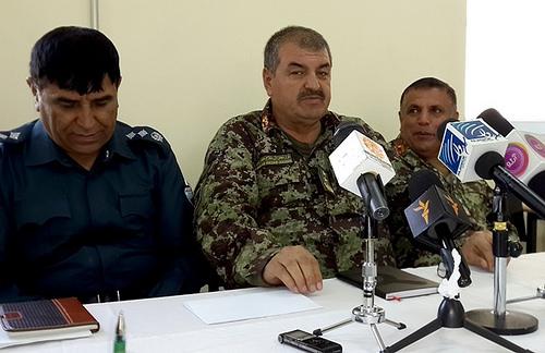 Military officials in conference – Kunduz