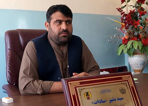 Bashir Ahmad Sadat, general manager of Torkham customs