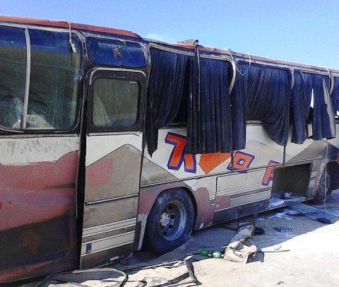 2 killed, 1 injured in Helmand bus-car collision