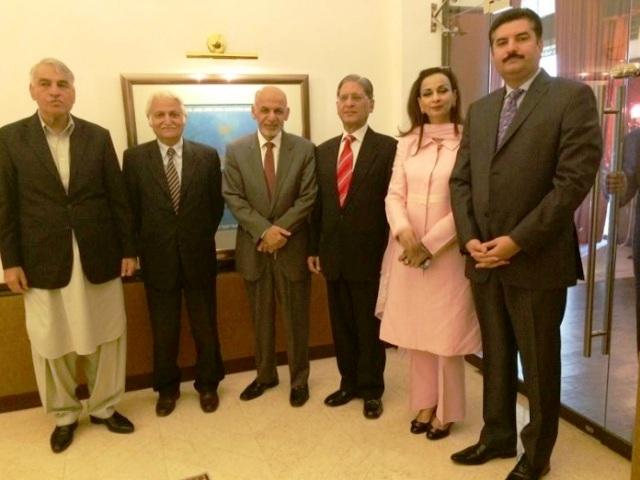 رييس جمهورغنى با نمايندگان احزاب سياسى پاکستان ملاقات کرد