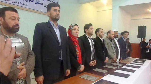 Newly-elected Herat PC members sworn-in