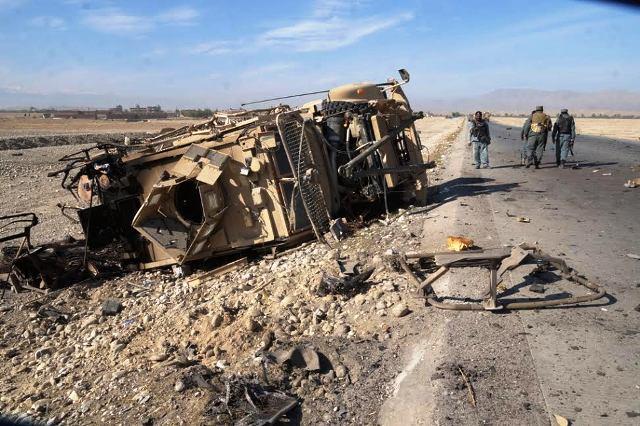 Car bomber hits NATO convoy in Jalalabad