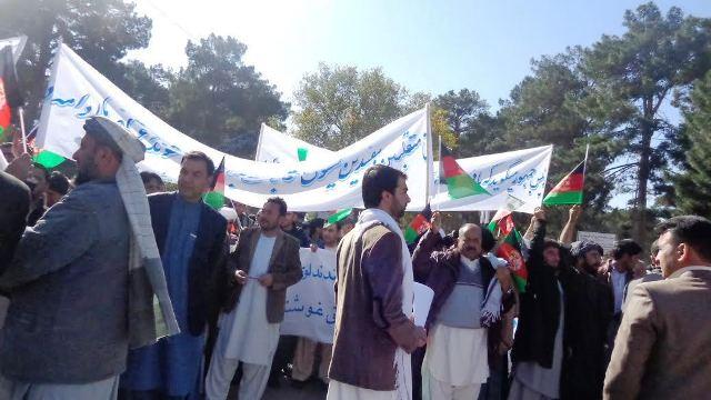 Herat PC elects chief amid protest outside