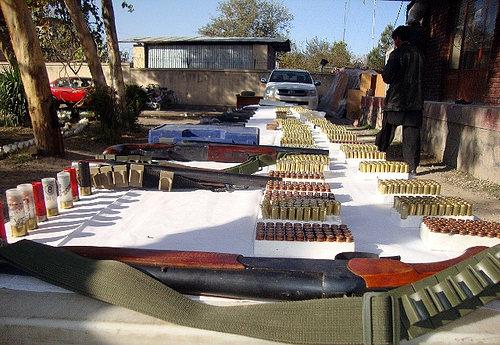 Weapons recovered in Nangarhar