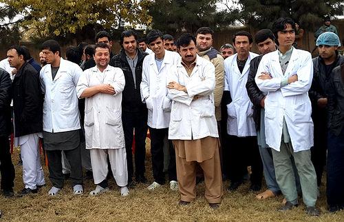 Doctors went on strike in Kunduz