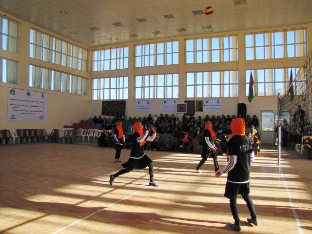 Girls’ volleyball event held in Bamyan