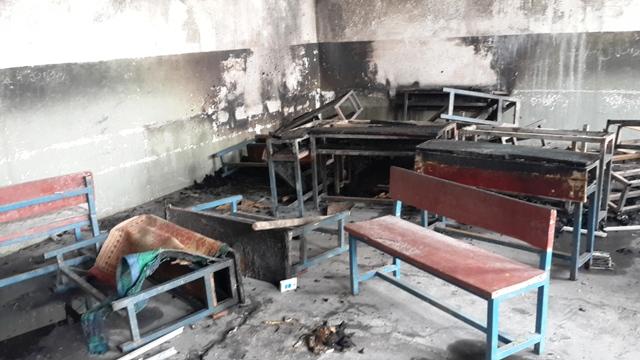 Militants torch yet another school in Nangarhar