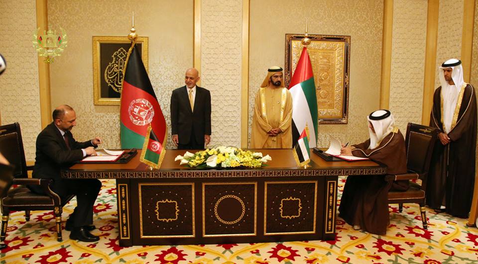 Afghanistan, UAE sign long-term cooperation pact