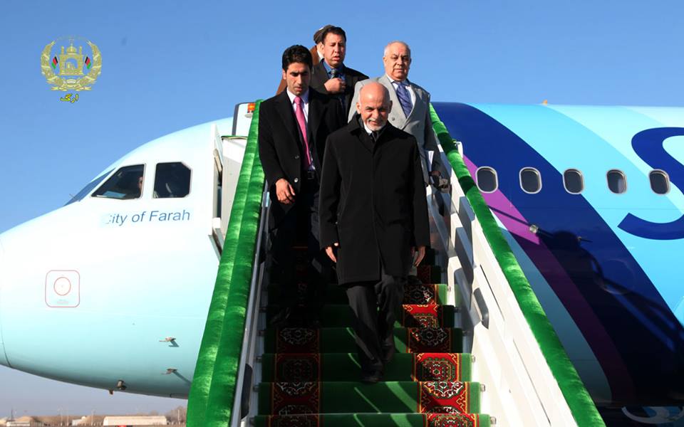 Ghani in Ashgabat for TAPI project groundbreaking
